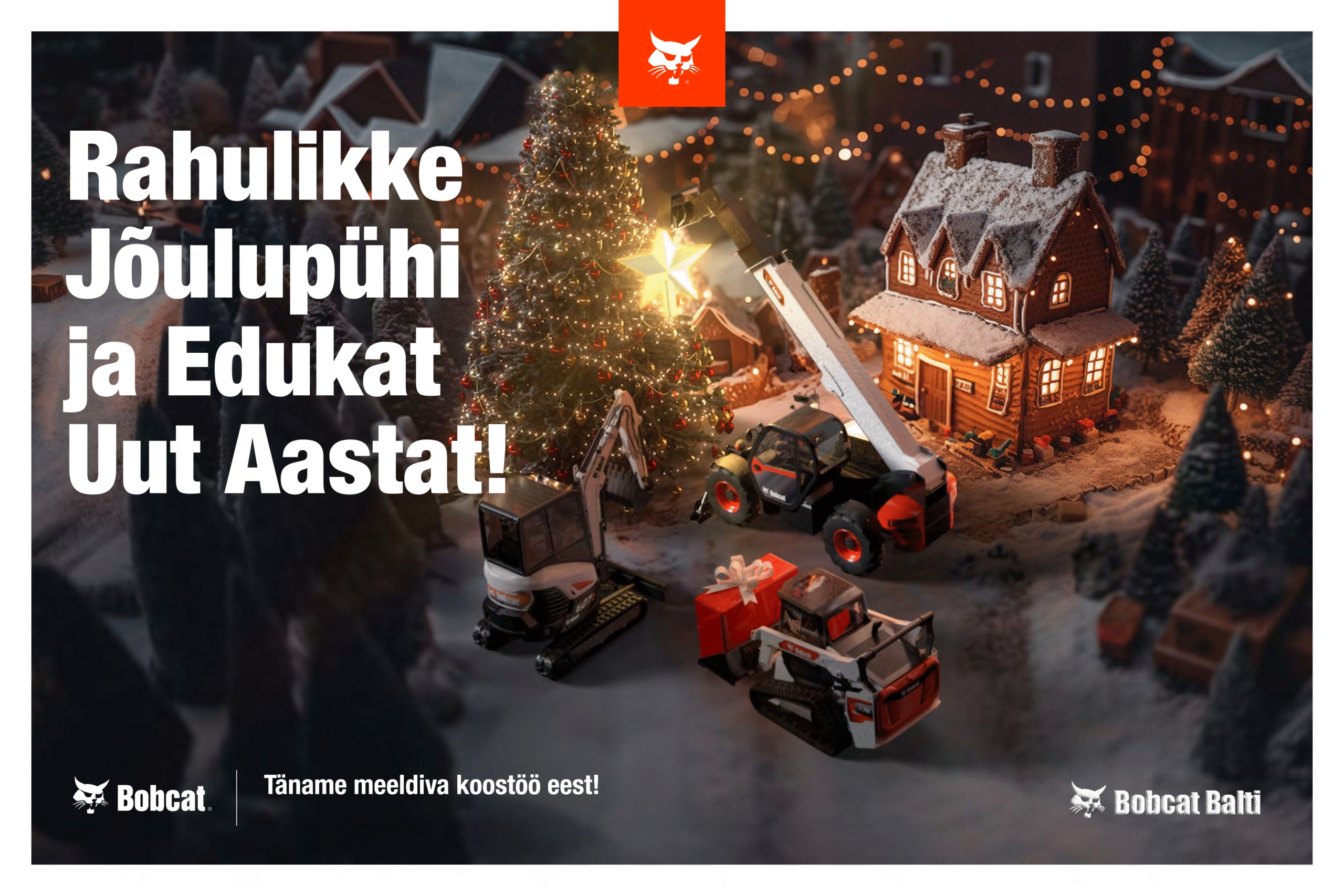 Rahulikke Jõulupühi ja Edukat Uut Aastat!