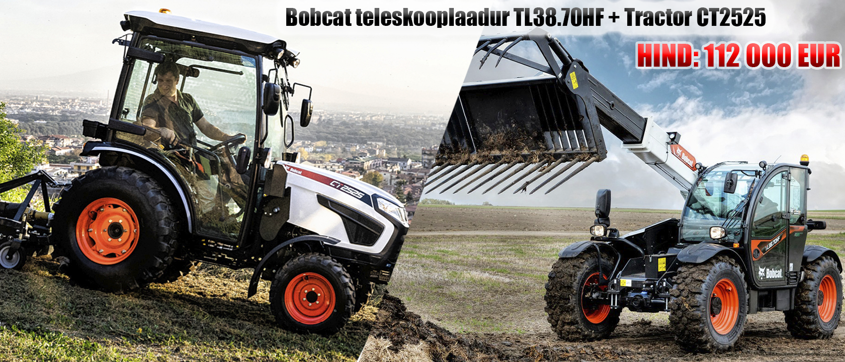Superpakkumine! Teleskooplaadur koos traktoriga!